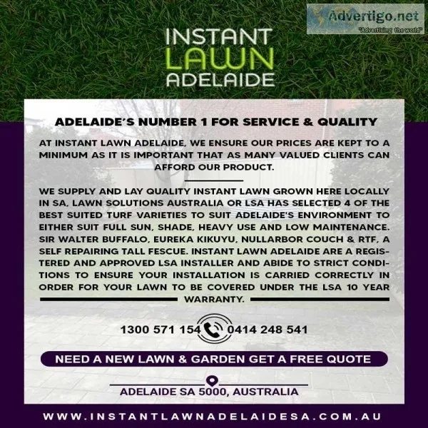 You Can Get Lawn Installation Service At An Affordable Price