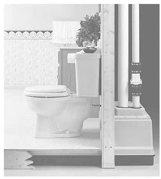 Quik Jon Sewage System Model 100.  Put a toilet anywhere.
