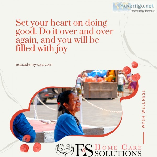 Filled with Joy  E and S Home Care Solutions