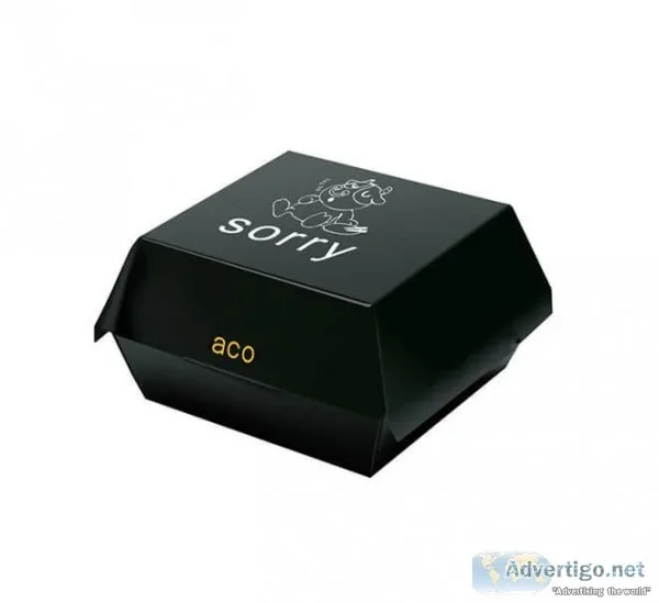 Unique Idea s of Custom Burger Boxes Wholesale for Packaging in 