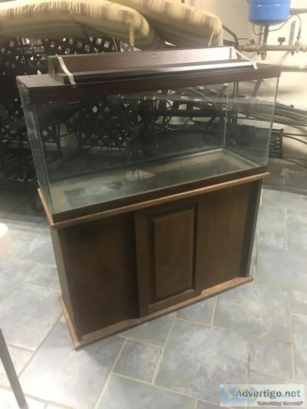 New 30 Gal. Aquarium Flor. hood and wood stand