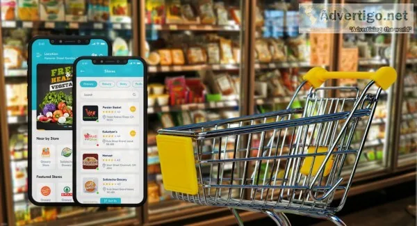 On demand grocery delivery app development services | peppyocean