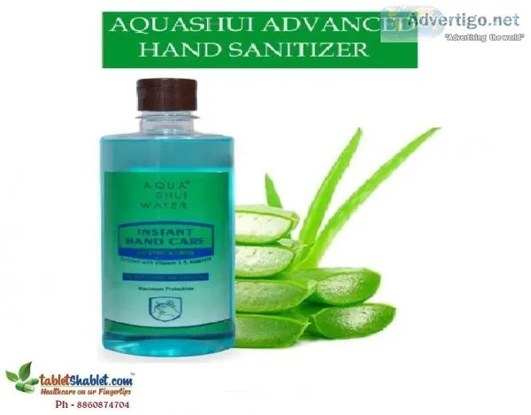 Aqua Shui Instant Hand Rub with Aloe Vera  Instant Hand Rub  Tab