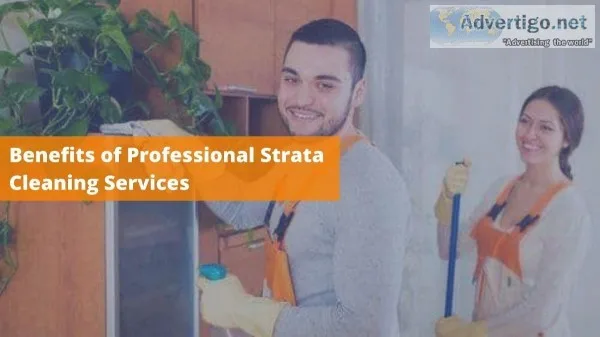 BENEFITS OF PROFESSIONAL STRATA CLEANING SERVICES