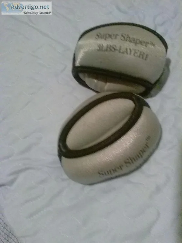 3 lb. Pair of Exercise weights.