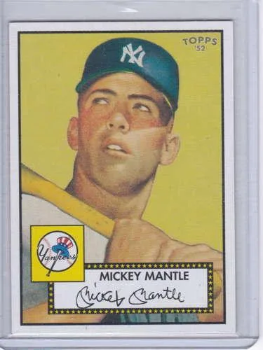 Mickey Mantle 2006 Topps Yellow Topps 52 Mint Condition 311
