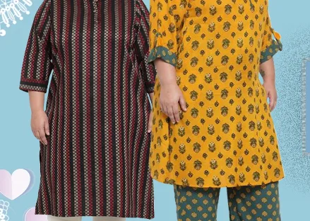 Find the best plus size kurti from Pluss