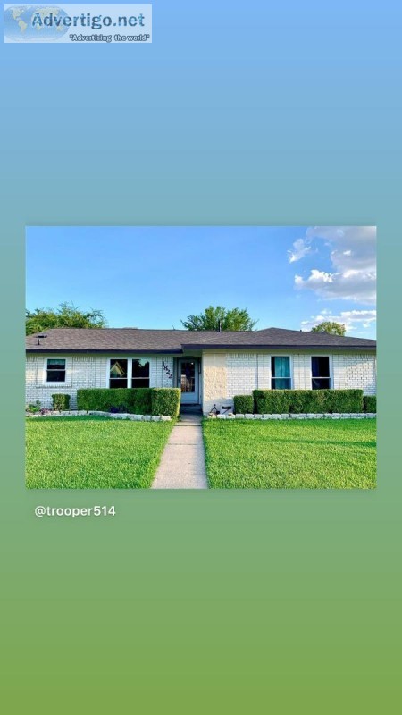 Home for sale in Garland Tx.