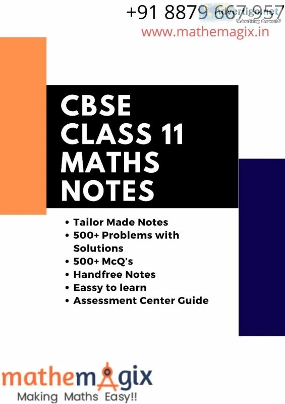 CBSE Class 11 Maths Notes