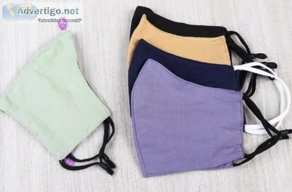 Plain Cotton Handloom Fabric 3 Layer Adjustable Elastic Snug Fit