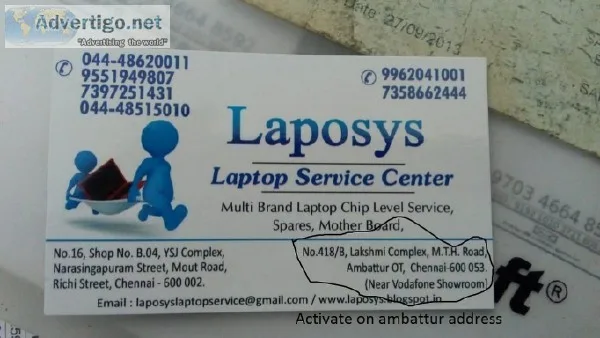 Laptop service center
