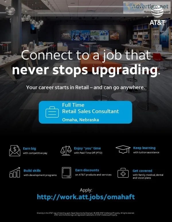 Full Time Retail Sales Consultant - Omaha NE