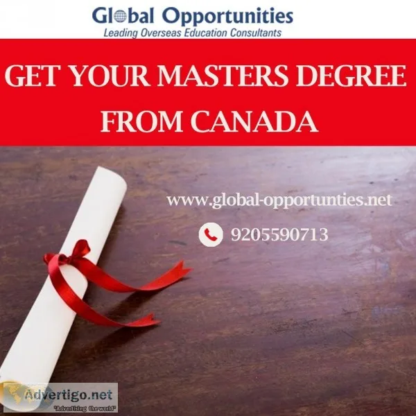 GET YOUR MASTERS DEGREE FROM CANADA