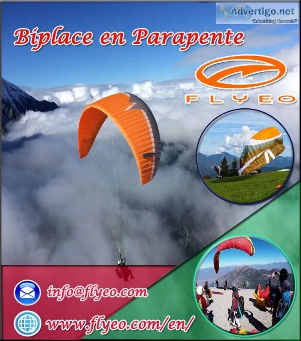 Biplane en Parapente  R&eacuteservez d&egraves aujourd hui