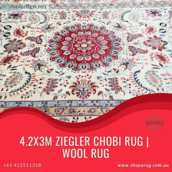 4.2x3m Ziegler Chobi Rug  Wool Rug