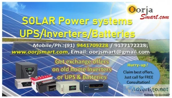 Rooftop Solar InvertersUPS and Batteries newrepairing exchange o