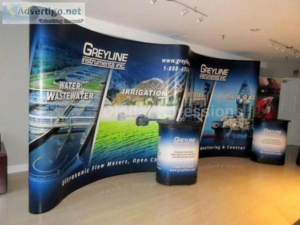 Hurry Now 10x10 Trade Show Magnetic Displays  Easy To Use   Cana