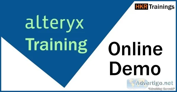 Alteryx training by real time experts - free online demo