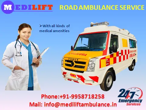 Fast and Safe Ground Ambulance Service in Karolbagh Delhi by Med
