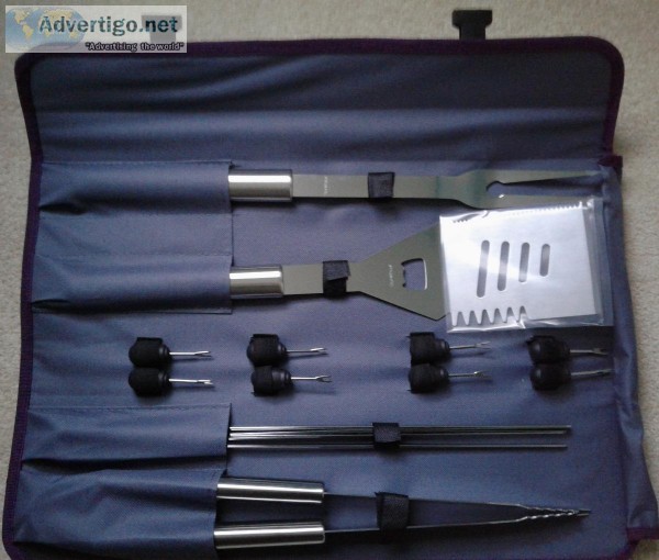 16 PC. BBQ GRILL TOOL SET-NEW