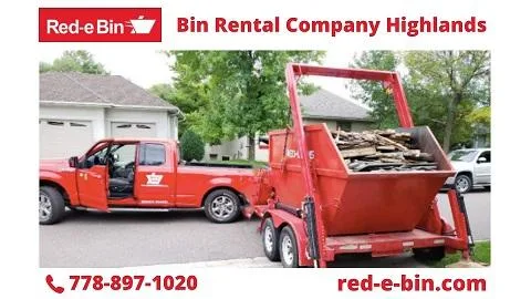 Garbage Bin Rental Services Highlands   Red E Bin