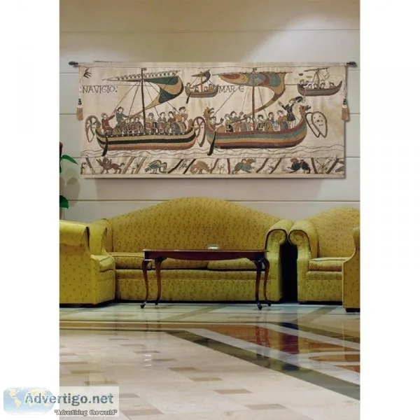 BUY BAYEUX NAVIGIO BELGIAN TAPESTRY WALL HANGING