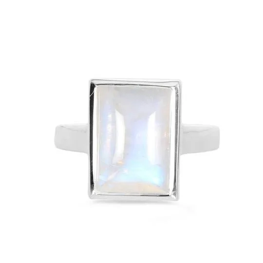 925 SILVER  MOONSTONE RING-LIBERTY