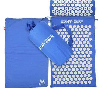 Designer Acupressure Mat Pillow Set with Carry Bag