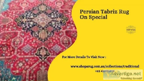 Persian Tabriz Rug On Special