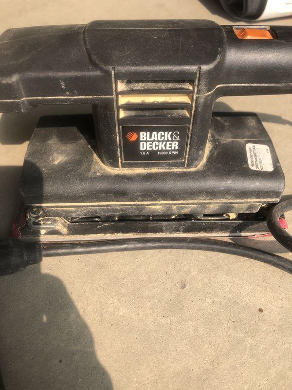 Black and decker 15000 opm sander