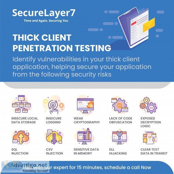 Thick client penetration testing & application security testing