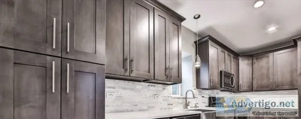 Greystone Shaker Kitchen Cabinet For Sale - StockCabinetExpress