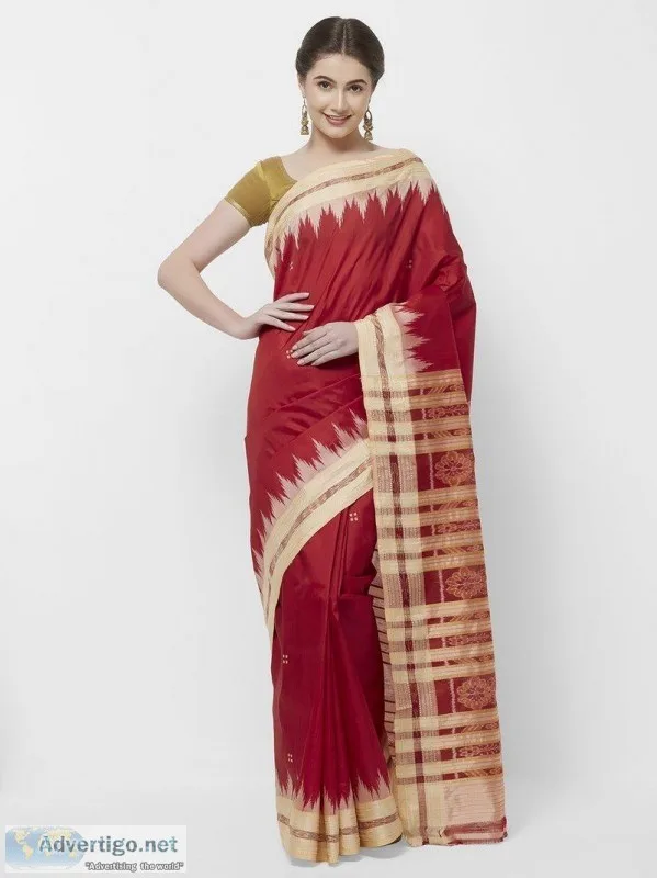 Buy Latest Collection of Khandua Pata Saree At Best Price