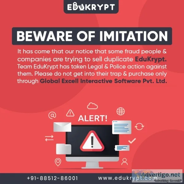 Beware of Imitation Go for Original Edukrypt Video Encryption So