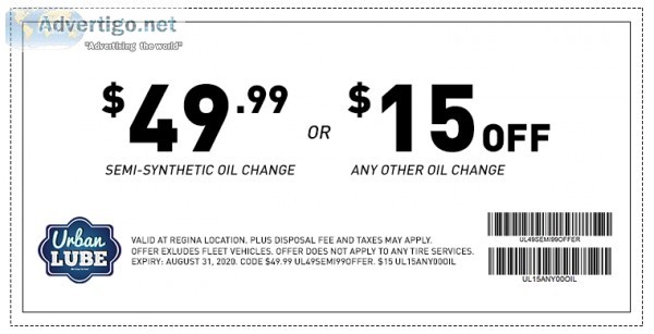 Semi-Synthetic Oil Change