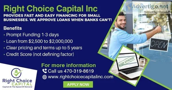 Business LoansRight Choice Capital