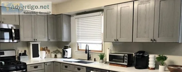 Nova Light Grey Shaker Kitchen Cabinets For Sale  StockCabinetEx