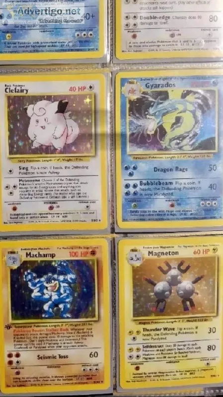 Vintage Rare Holo Pokemon Cards for sale