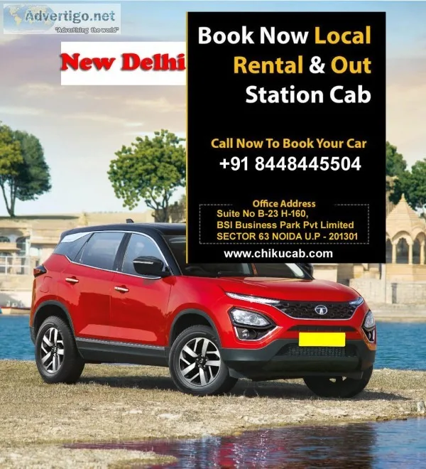 Book outstation cabs from Delhi. 20% OFF
