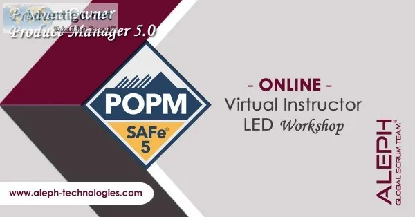 POPM  Virtual Instructor Led Workshop  ALEPH