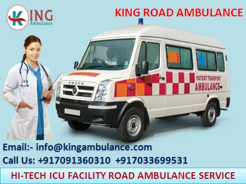 Get Ventilator Ambulance Service in Tatanagar at Just One Call b