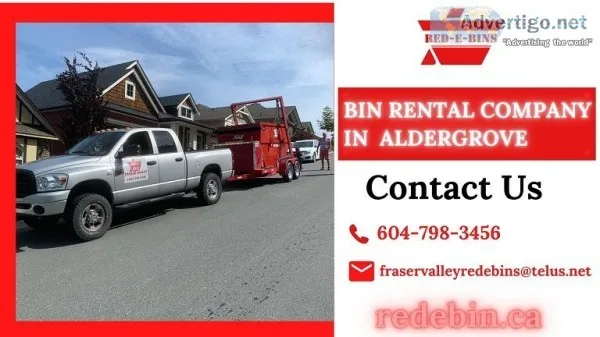 Professional Construction Dumpster in Aldergrove  Red E Bin