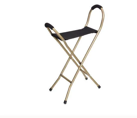 Essential Medical Endurance Four Leg Seat Cane (Fold-able Chair)