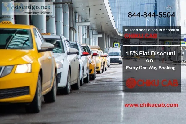You can book a cab in Bhopal at Chiku cab