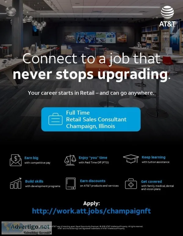Full Time Retail Sales Consultant - Champaign IL