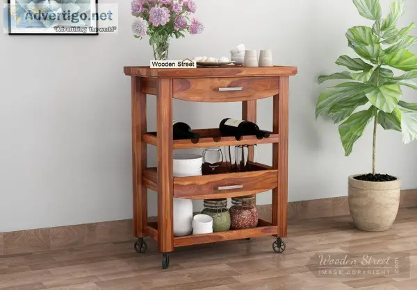 Check Out Kitchen Trolley Design in India at Wooden Street