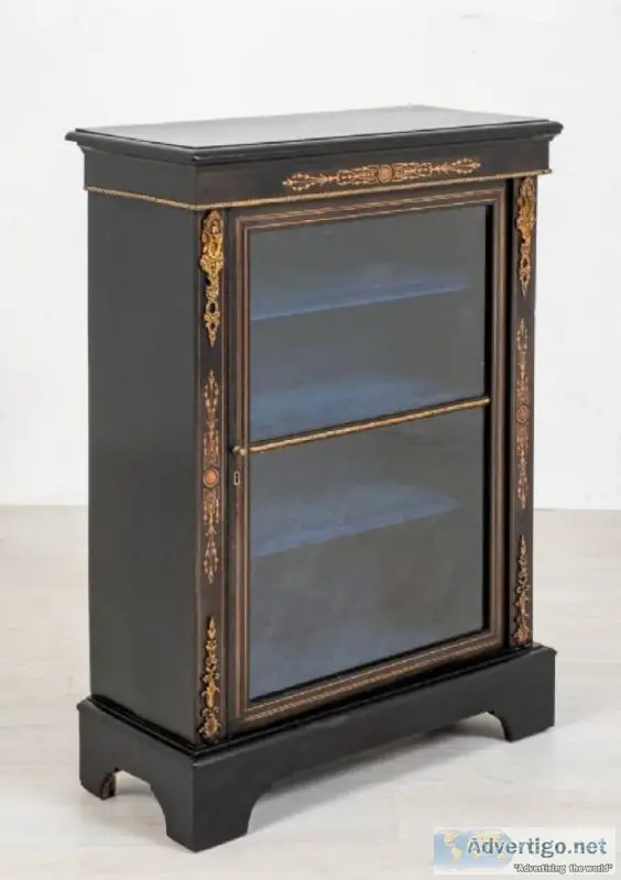 Buy Victorian Pier Cabinet Ebonized Display Circa 1860 Online
