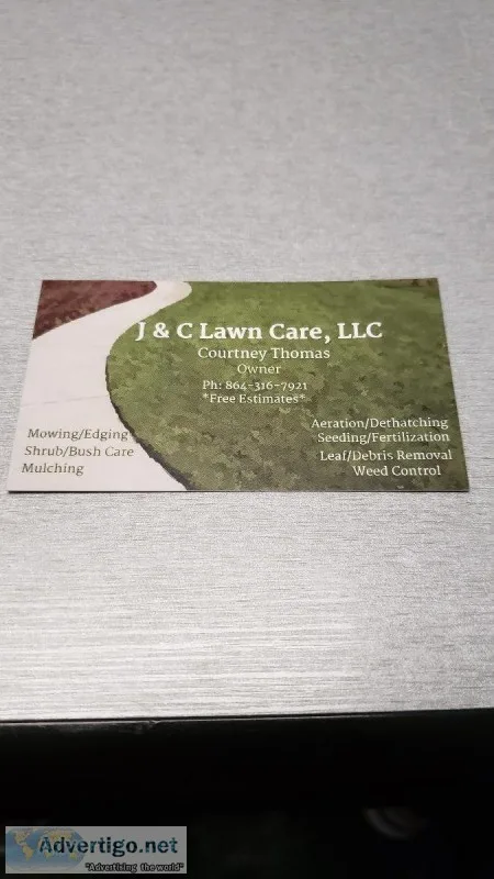 JandC Lawn Care LLC Services.