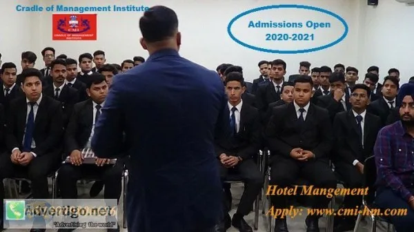 Admission in Hotel Management by Cradle of Management Institute