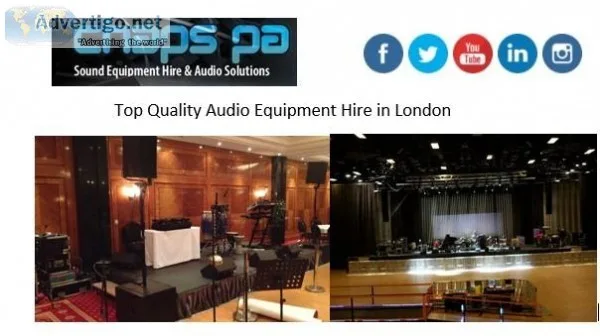 Best Sound Equipment Hire in London